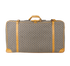 Goyard Black Goyardine Soft Suitcase, front view